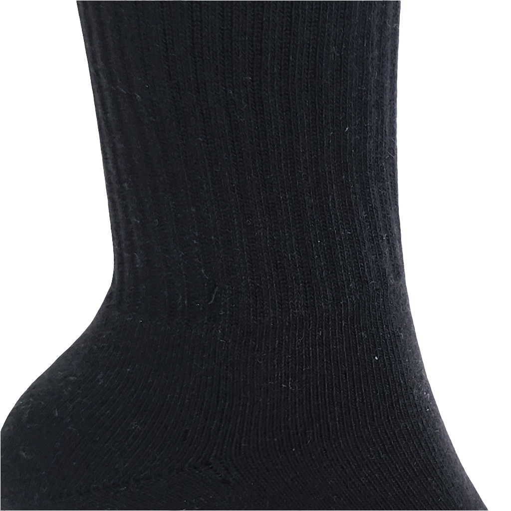 Black Unisex Grip Socks