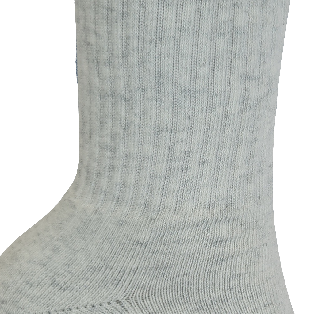 Heather Grey Unisex Grip Socks